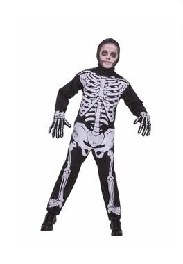 NEW! Celebrate It Childrens Skeleton Halloween Costume Boys Size M 8